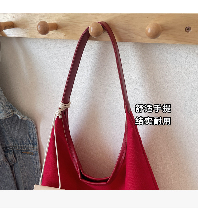 Tote Bag Women 2025 large-capacity fashionable casual women's bag, simple and versatile women's single-shoulder bag, travel handbag Item Picture