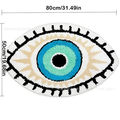 Door Door Mat, Avtomobil döşəmə paspasları - yy-creative-spoof-12-4060cm-flat-imitation-cashmere