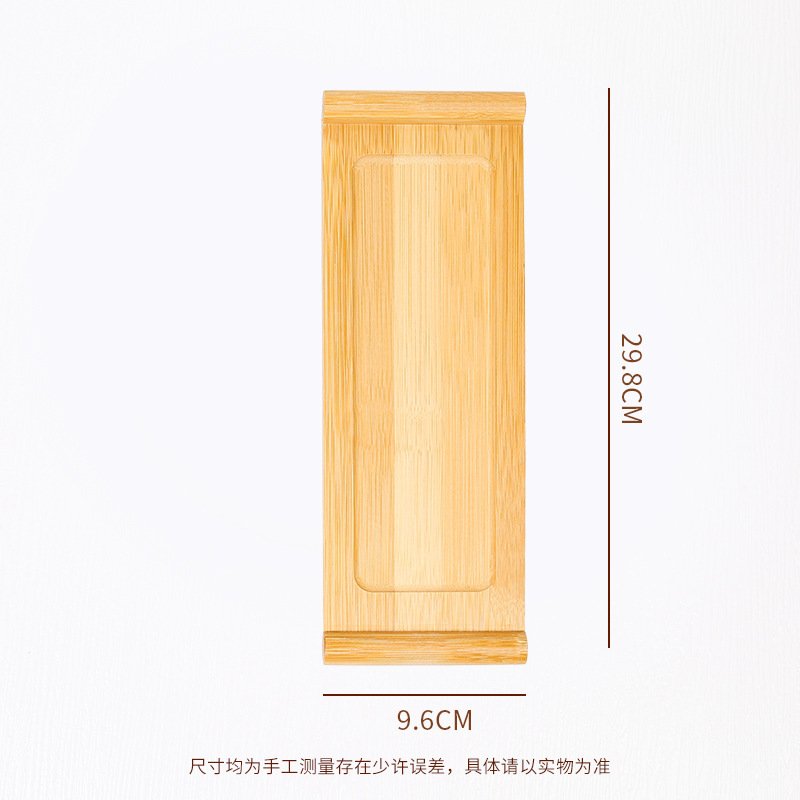 Trollo de té de madera de bambú retro al por mayor, bandejas de tazas de té para uso doméstico y comercial, bandejas de té de preparación seca, bandejas de tazas de agua, juegos de té, bandejas de té pequeñas