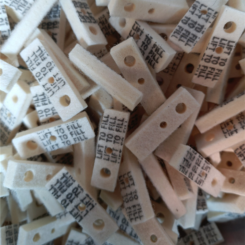 7mm双面黑色印刷 碳化羊毛毡垫防滑静音保温静音垫