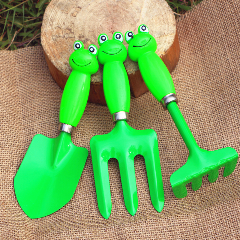 Herramientas de jardinería para niños, juguetes de pala, plantación de maceta doméstica, jardín de infantes, plantación de flores, excavación de arena, atrapar artefactos marinos