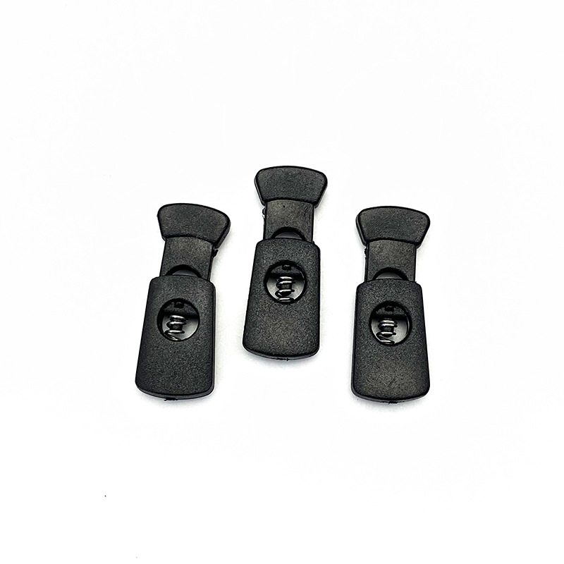 Factory wholesale plastic spring buckle elastic band drawstring cap press buckle lock buckle adjustment slip hook lock rope buckle