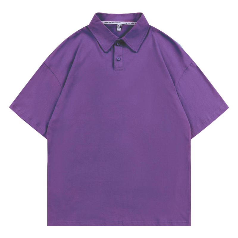 7A antibacteriano cuatro cierre Solona marca de moda con solapa de manga corta polo ropa de trabajo camisa cultural ropa personalizada