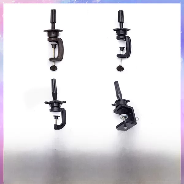 Desktop Head Mold Stand Model Head Model Dummy Head Model Hairdressing Stand Wig Portable Adjustable Wig Small Stand