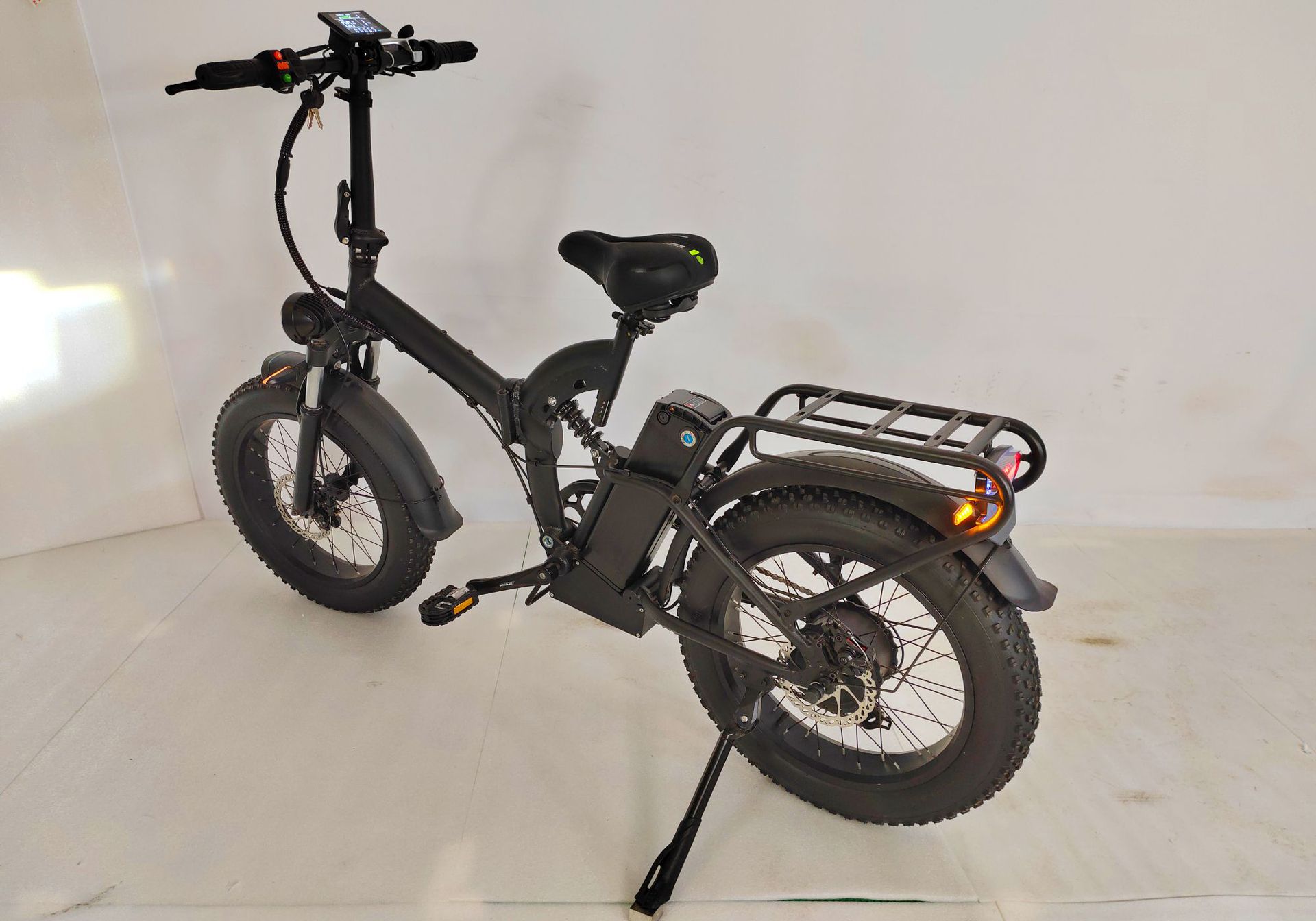 Take-out delivery electric vehicle assembly Snow Beach folding electric bicycle torque sensing power electric vehicle