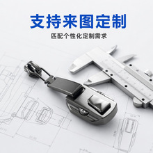 锌合金密码拉链锁安全锁扣背包手提包钱包箱包五金配件防盗锁定做