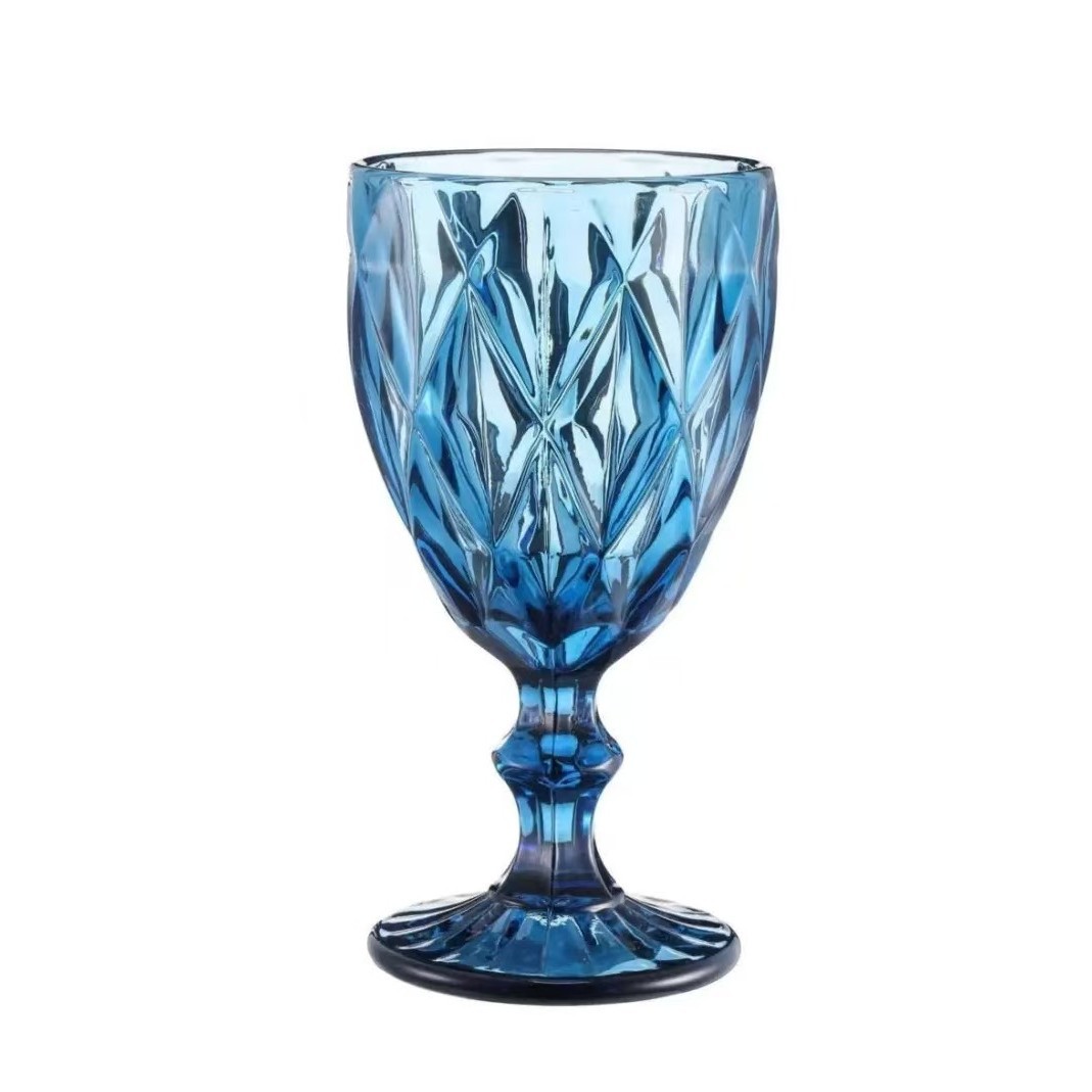 Taza de vidrio transparente de alta calidad Taza de champán Taza de bebida Taza de jugo Taza de agua Taza de vidrio de alta capacidad Taza de vidrio de alta capacidad