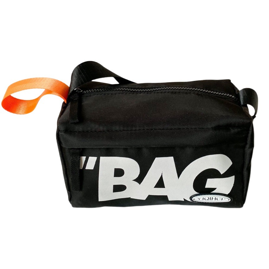 Estilo coreano bolso de hombro de los niños de moda de los hombres frescos bolsa de mensajero de la nueva carta de la muchacha al aire libre lienzo monedero de la moneda bolsa
