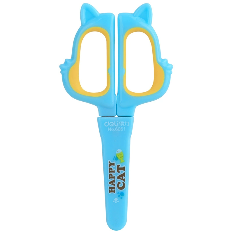 Cartoon scissors, children's protective case for early age