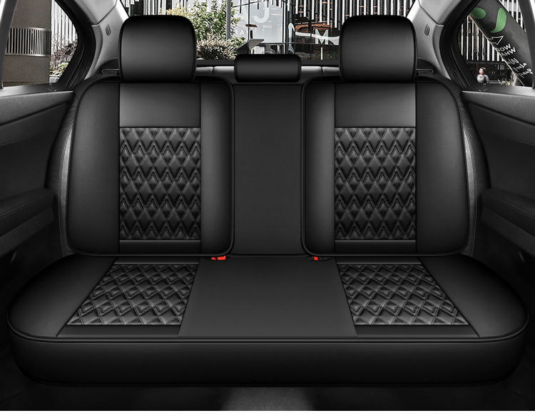 New car seat cushion five-seat universal full-enclosed cartoon leather seat cushion five-seat car four-season cushion generation
