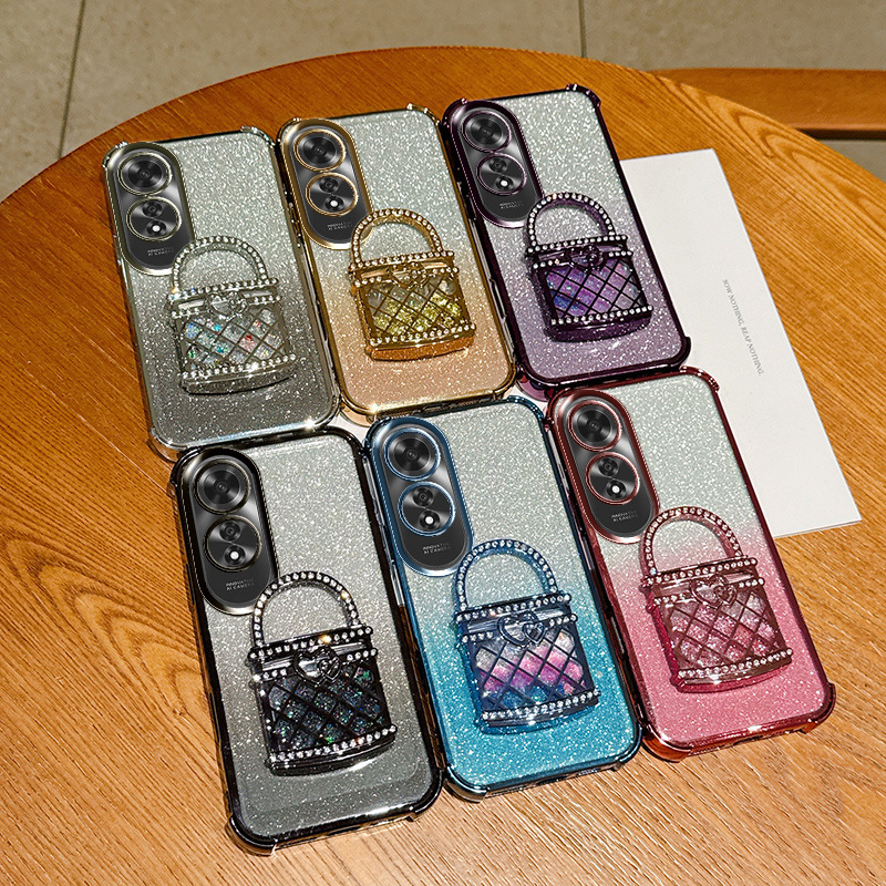 Suitable for Oppofindx8Ultra Mobile Phone Case A60 Electroplating A58 Glitter K12S Bag Makeup Mirror Holder A97 Suitable for Oppofindx8Ultra Mobile Phone Case A60 Electroplating A58 Glitter K12S Bag Makeup Mirror Holder A97