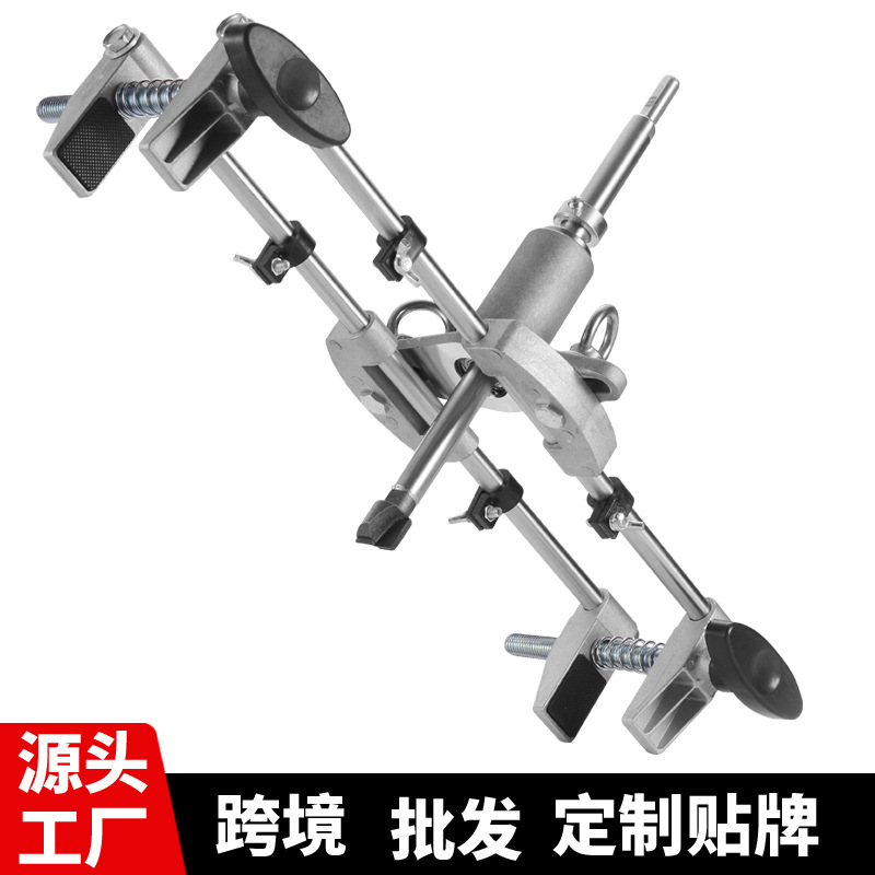 实木门开锁孔器 开槽机 木工快速安装锁工具 室内门开孔神器跨境