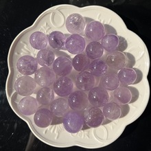 厂家批发天然紫水晶球20mm 原石打磨紫水晶球 有球必应水晶摆件