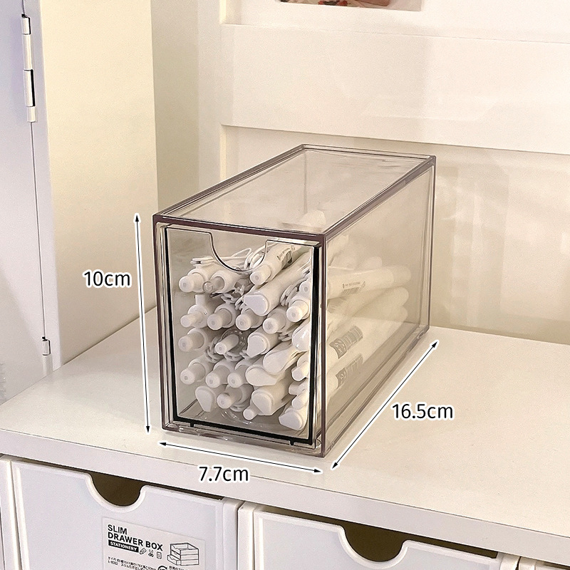 Cajón combinado transparente (centro)