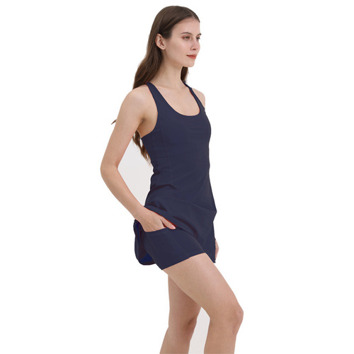 Women's  New Slimming Cover-Up Skirt Style Split Swimwear Plus Size Conservative Professional Hot Spring Swimwear