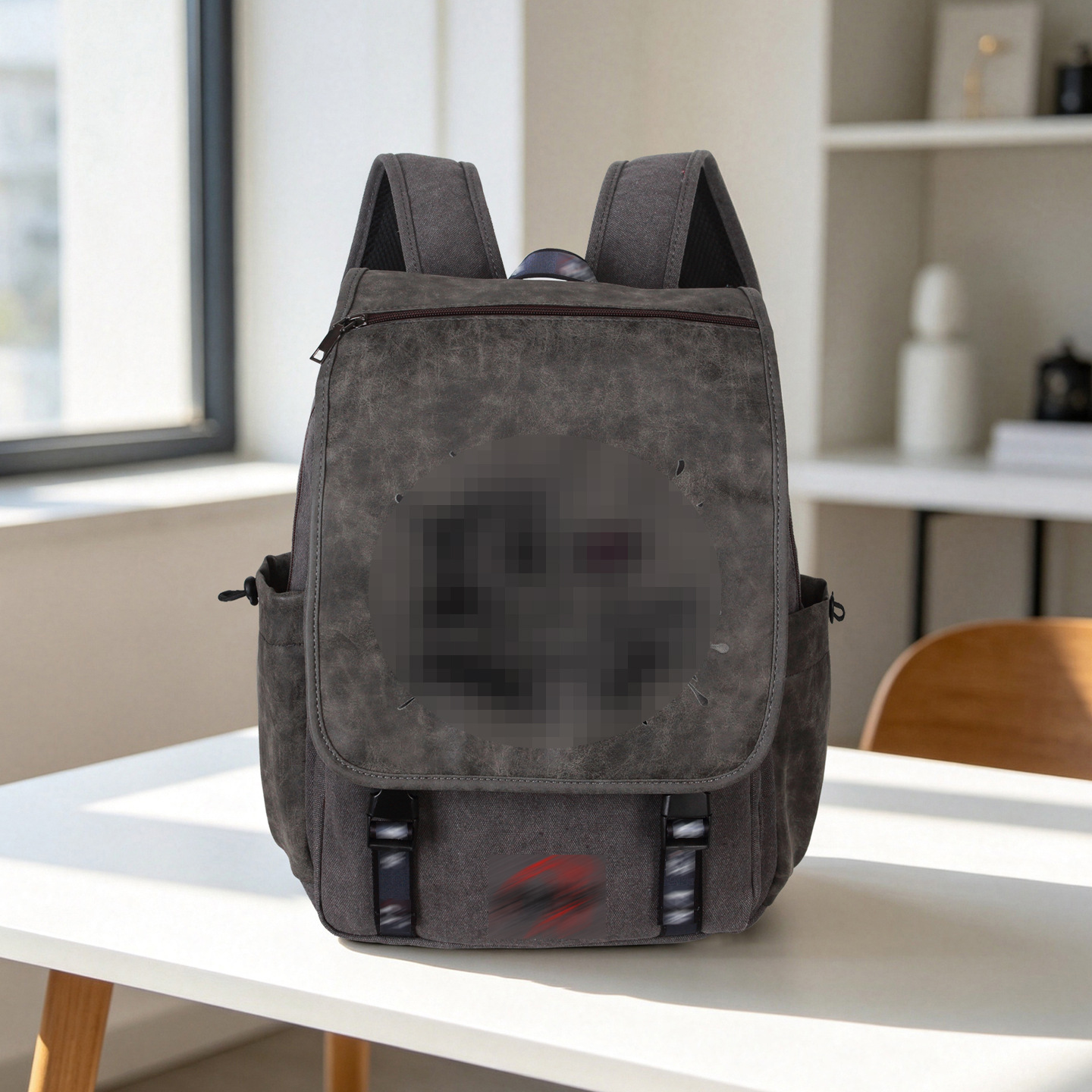Mochila Escolar para Estudiantes de Lona Resistente al Desgaste para Escuela