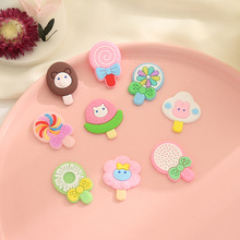 卡通可爱软胶贴片pvc杯贴冰箱贴发饰辅料鞋扣手机壳diy手工材料包