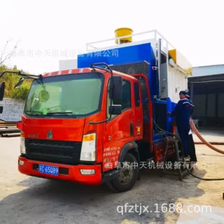 移动方箱吸灰车 脉冲除尘高负压锅炉灰渣粉尘清理抽吸输送设备
