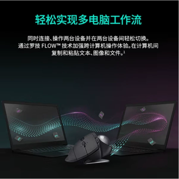 [Logitech MX ERGO беспроводной трекбол, беспроводная Bluetooth-заряжаемая мышь, эргономичная модель]