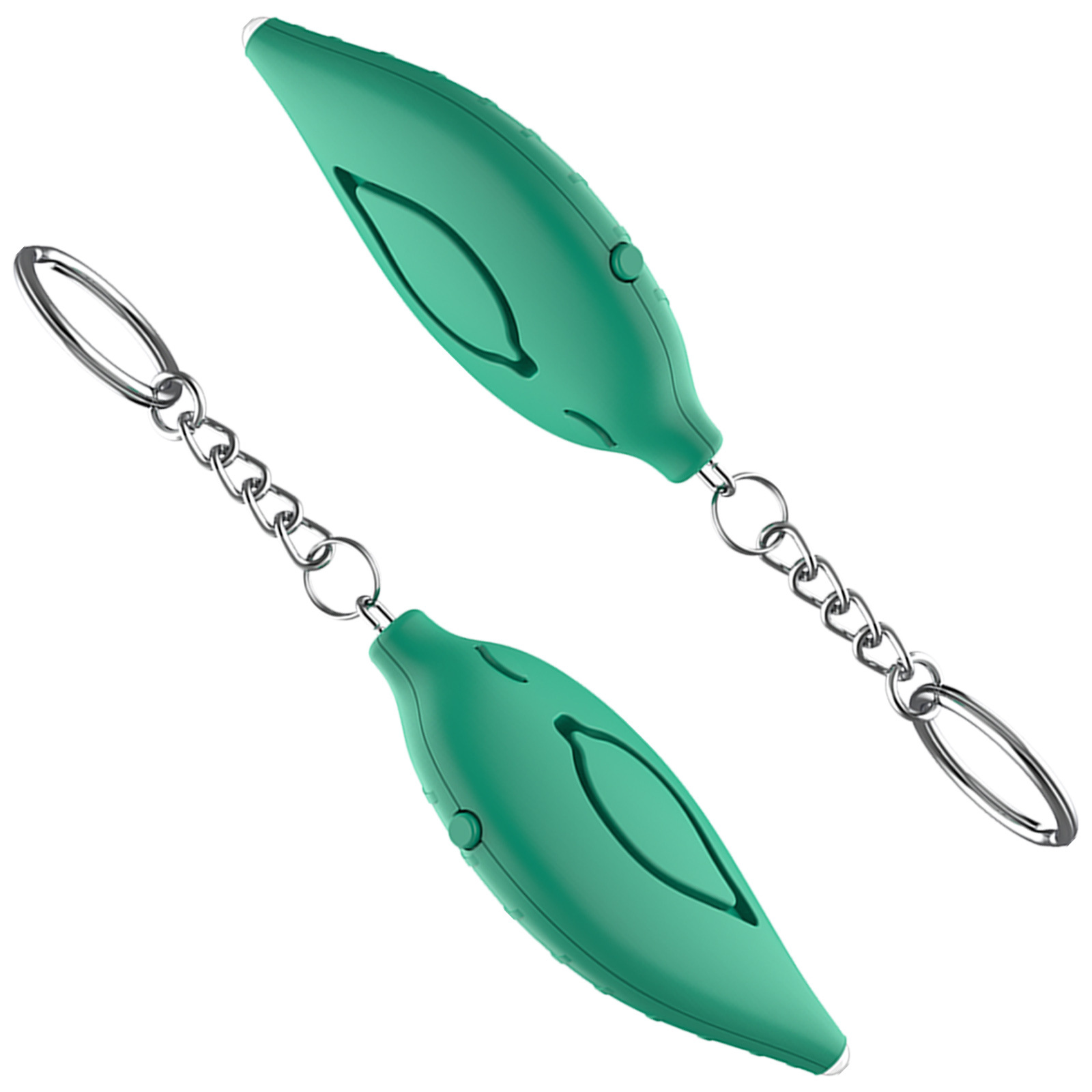 Alarma Personal Portátil con Forma de Hoja, Luz LED, 130 dB, para Mujeres