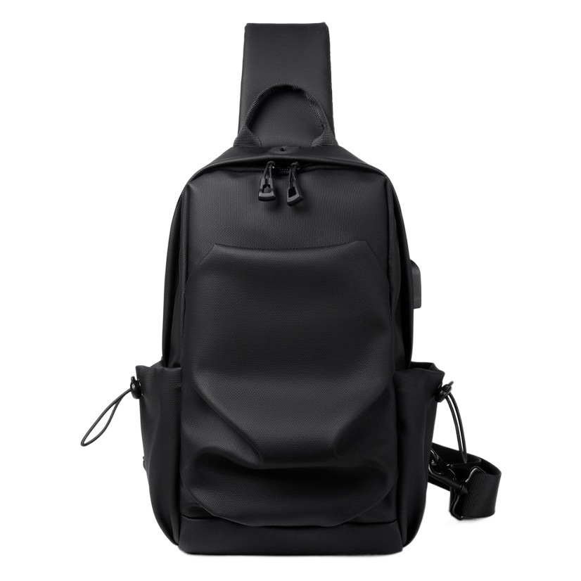 Nuevo bolso de pecho transfronterizo de estilo coreano a la moda para hombre, bolso de hombro tipo bandolera ligero para exteriores, multifuncional, imprimible al por mayor