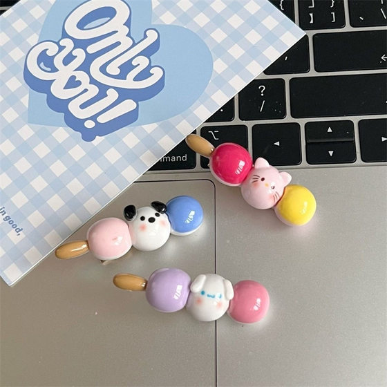 Sanrio candy string hairpin female candy color cute food play bangs clip college students all-match hairpin wholesale