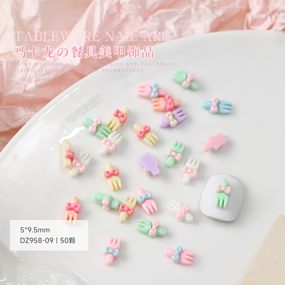 1개 [혼합-나비포크] 4x9.5mm