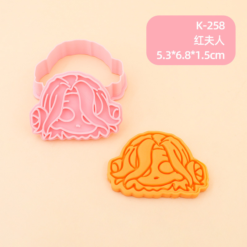 Juego de Moldes para Galletas 3D Personajes de Anime de Plástico para Repostería image 29