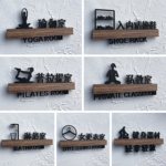 瑜伽室标识牌私教综合教室提示牌普拉提室大教小教高温瑜伽门