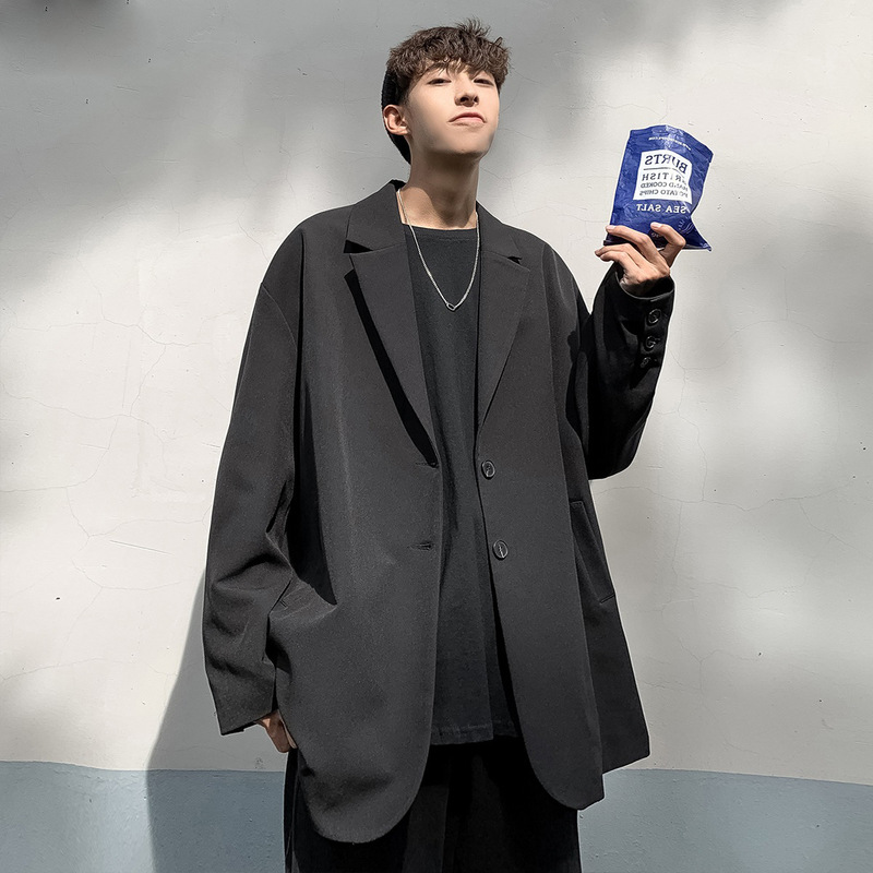 Casual Suit Jacket Men's Spring and Autumn Loose dk Uniform Jacket Korean Fashionable Men's Single Casual Suit Small Suit Casual Suit Jacket Men's Spring and Autumn Loose dk Uniform Jacket Korean Fashionable Men's Single Casual Suit Small Suit