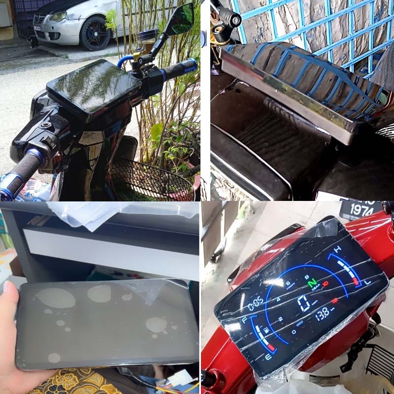 New Model Speedometer Suitable for Southeast Asia, Compatible with Honda Ex5 Dream Modified Large Flat Electronic Digital Instrument, Waterproof
