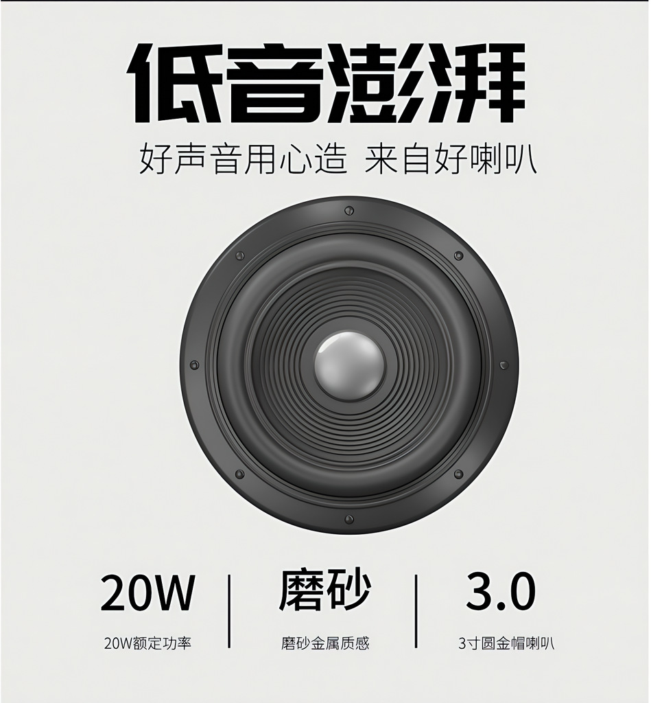 Electric Motorcycle Bluetooth Audio System, Go-Kart Electronic Accessories, Sound Wave Horn Simulator, Modified Subwoofer