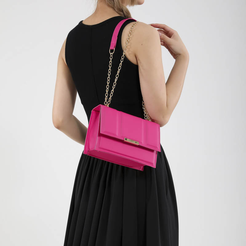 Bolso de cadena de diamante francés 2024, nuevo bolso de cadena de alta calidad, bolso de hombro de mujer, bolso de palo de mano de mano de mujer