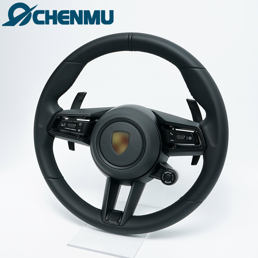 Modified 992 Steering Wheel with SC Component for Porsche Cayenne Panamera 911 Cayman Boxster 718