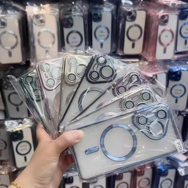 Aplicable para Huawei Pura80pro placa de patrón de absorción magnética CD Case Mate70PRO todo incluido cubierta suave P80