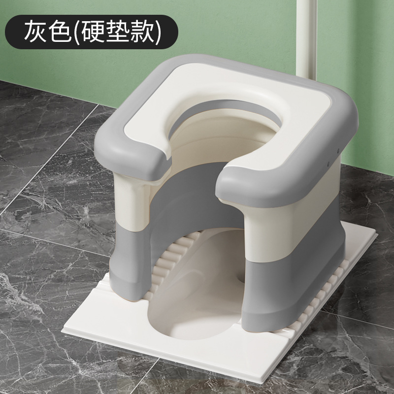 Silla Inodoro Portátil de PP Antideslizante para Baño image 6