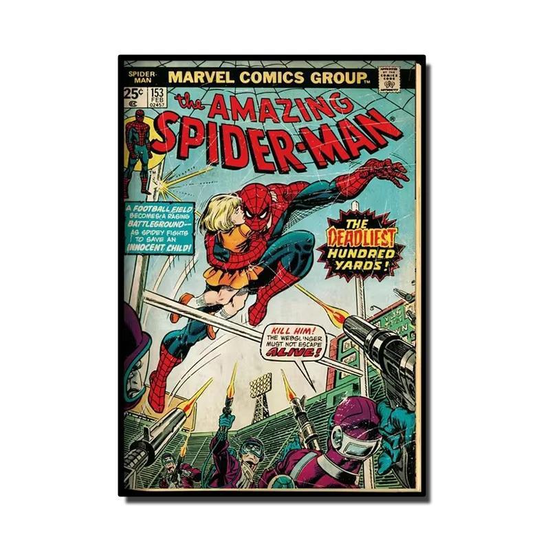 スーパーヒーローマーベルキャンバス絵画装飾絵画ポスター絵画コア速達temuアマゾン卸売販売|undefined