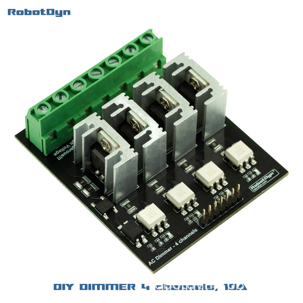 Module power AC Light Dimmer Module , 4 Channel , 3.3V/5V logic