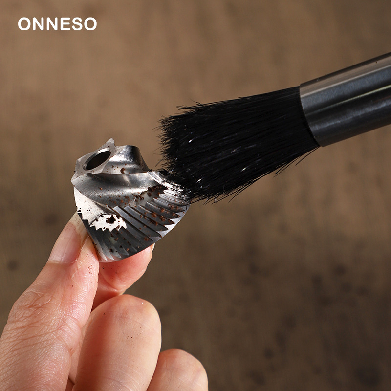 コーヒー洗浄ブラシ手回し研削機研磨専用ブラシコーヒーマシン毛ブラシパウダーブラシソフト毛洗浄ブラシ