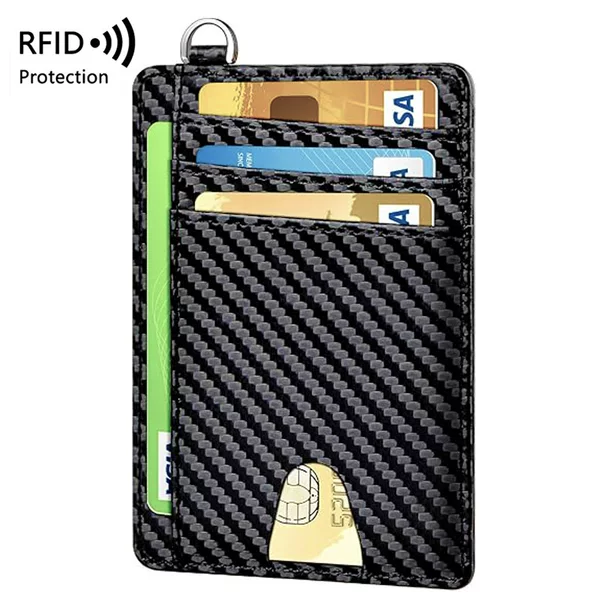 Amazon Card Holder for Foreign Trade, Rfid Anti-Theft, Multi-Card Slot Card Holder, Bsci Factory, in Stock, Can Customize Logo