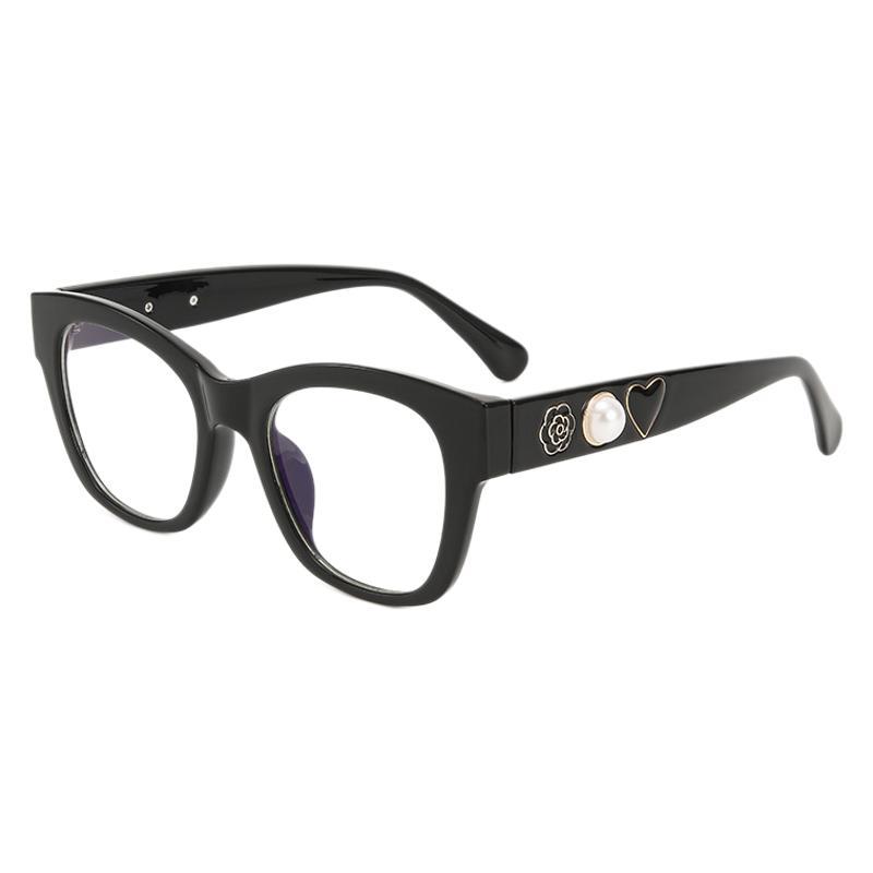 Nuevo estilo Xiaoxiangjia retro marco de gafas con estampado de leopardo anti-luz azul sin maquillaje gafas inteligentes que cambian de color Net Red para mujer