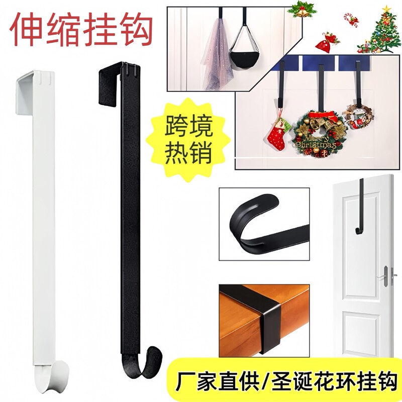 Cross-border Christmas wreath hook creative decoration supplies Christmas tree old man snowman pendant source factory in stock