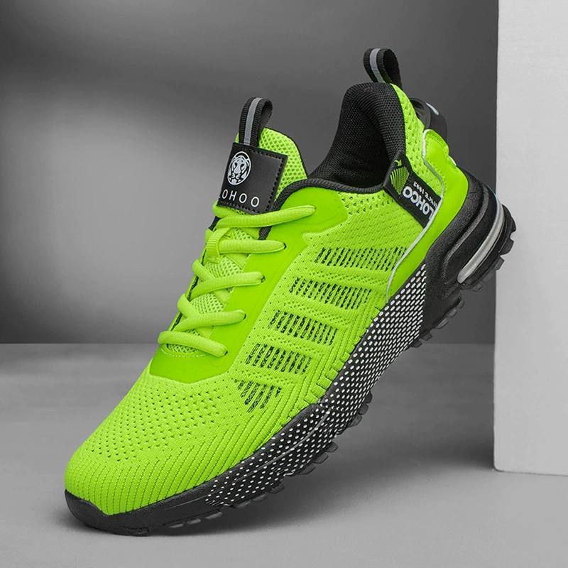 Трансграничная Популярная Спортивная повседневная мужская обувь, дышащая обувь для скейтбординга в Корейском стиле, летающая тканая сетчатая обувь, мужская обувь с полой сеткой