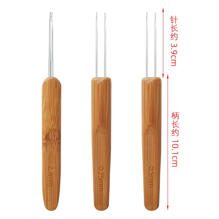 Грязная коса крючком 0,5-2,7 мм одинарная и двойная грязная коса с тремя головками Weaver парик инструмент для вязания крючком грязная коса крючок