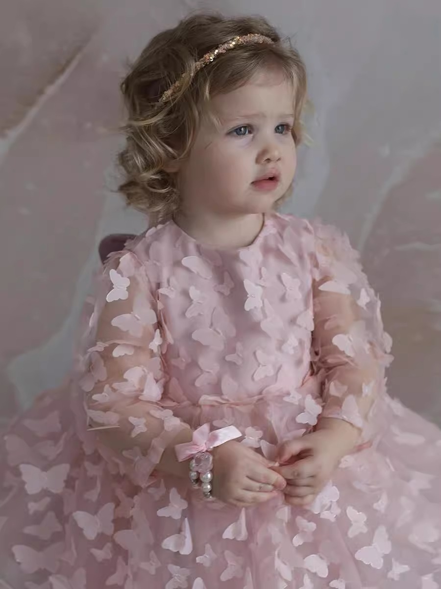 Robe de princesse pour bébé fille et enfant printemps_voghion.com