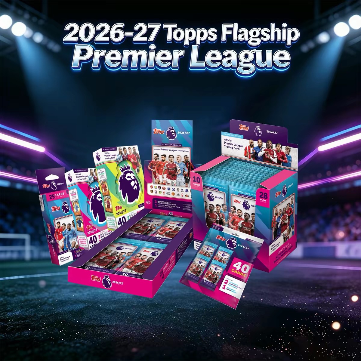 Premier Lig 2025-26 Futbol Kartları - Böyük Metal Qutu