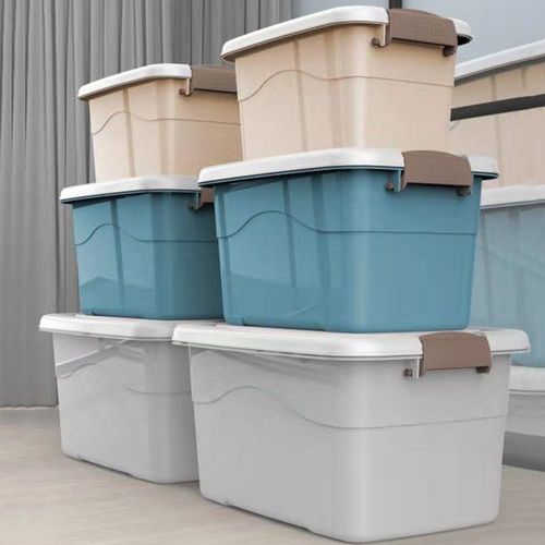 Floral Storage Box, Thick Large Size Household Student Dorm Desk Organizer Underwear Storage Box Parts Box