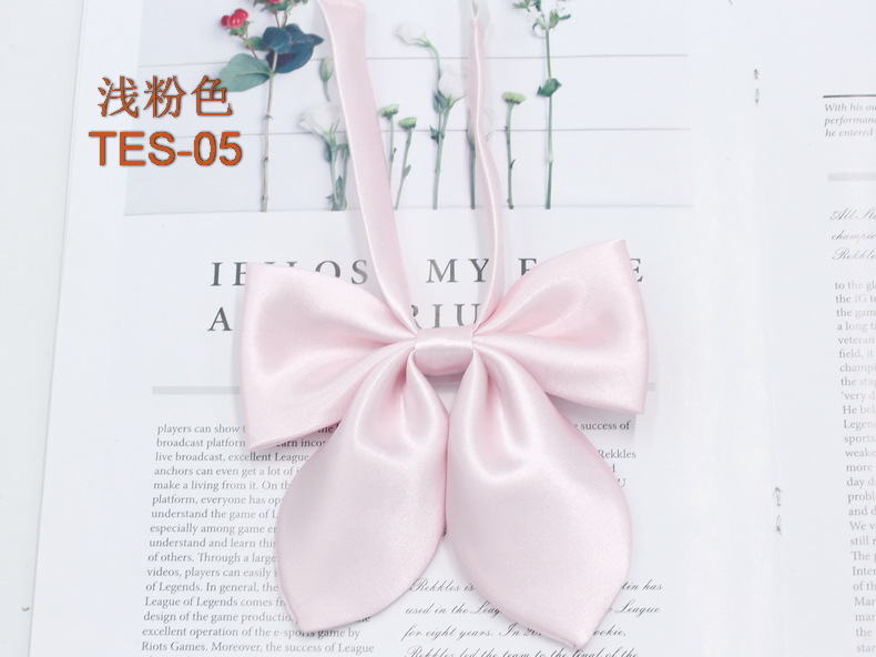 Pajarita de oreja de conejo de color sólido con lazo intermitente femenino nuevo estilo coreano estilo universitario jk uniforme pajarita accesorios de traje de marinera