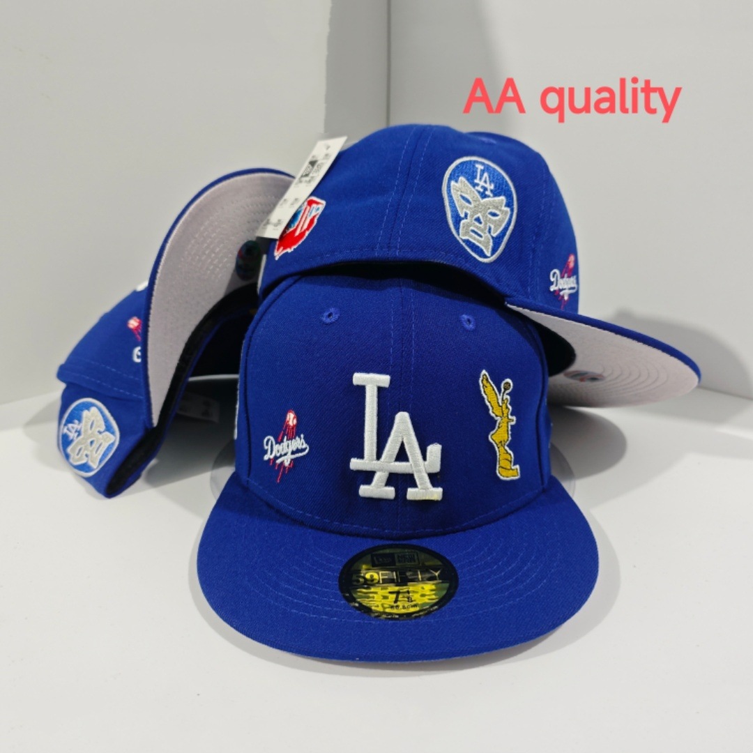 Gorra de béisbol de la liga de equipos de comercio exterior transfronterizo, novedad 2026, superventas, con patrón AA, de ala plana, a la moda y de talla estándar.