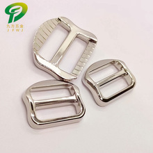 九方 供应锌合金属宠物背扣 圆线三角调节扣织带扣包包配件三档扣